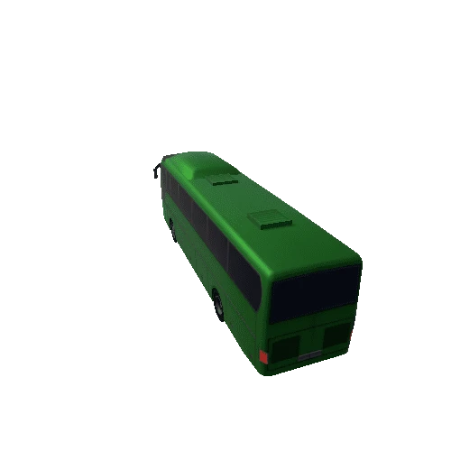 City Bus Lowpoly3_Green